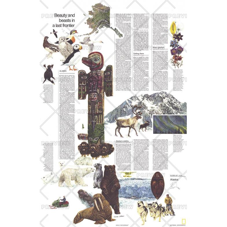 Close-up USA, Alaska Theme - Published 1975 by National Geographic
