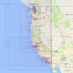 Pacific Coast US Nautical Charts
