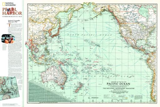 Pacific Ocean Theater of War 1942 - Published 2001 by National Geographic