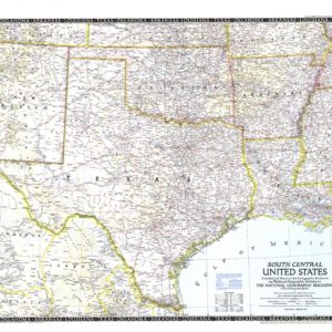 South Central United States - Published 1947 by National Geographic