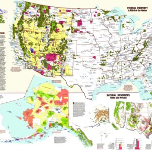 United States Federal Lands - Published 1982 by National Geographic
