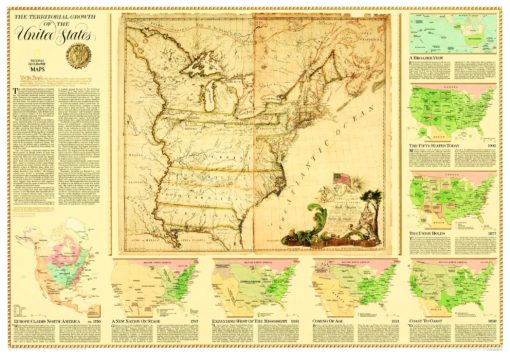 United States, Territorial Growth - Published 2000 by National Geographic