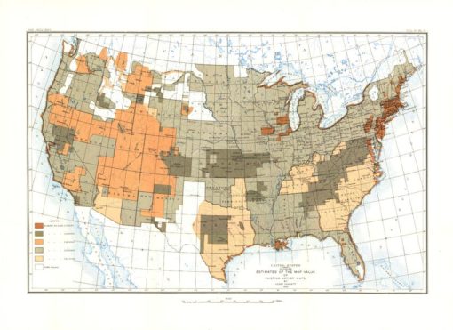 United States of America - Published 1892 by National Geographic
