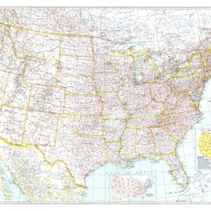 United States of America - Published 1940 by National Geographic