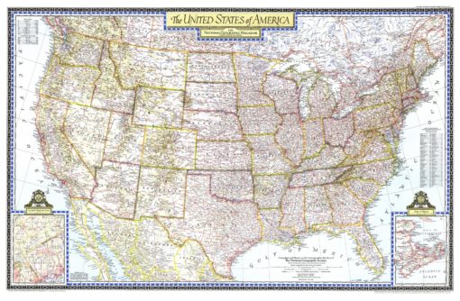 United States of America - Published 1946 by National Geographic