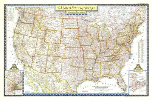 United States of America - Published 1951 by National Geographic