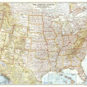 United States of America - Published 1956 by National Geographic