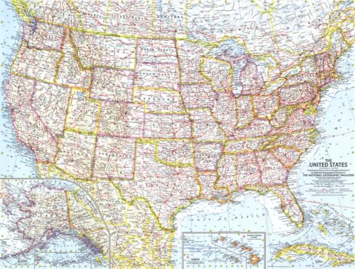 United States of America - Published 1961 by National Geographic
