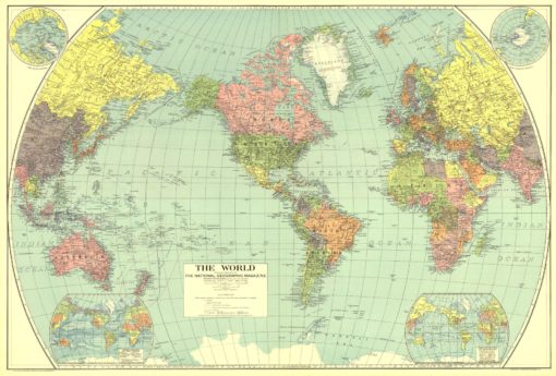 World - Published 1932 by National Geographic