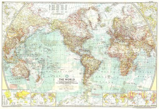 World - Published 1957 by National Geographic