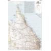 Queensland State Wall Map by Hema