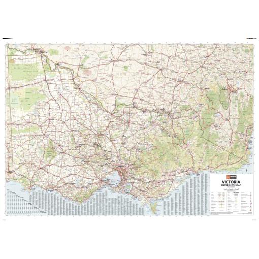 Victoria, Australia State Supermap by Hema