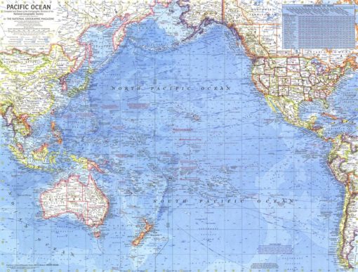 Pacific Ocean - Published 1969 by National Geographic