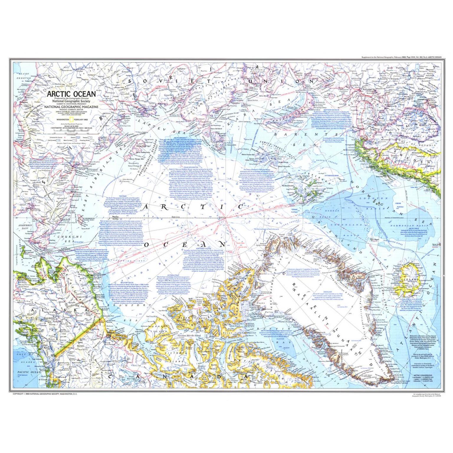 Arctic Ocean - Published 1983 by National Geographic