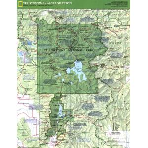 Yellowstone and Grand Teton Side 1 - Published 1989 by National Geographic