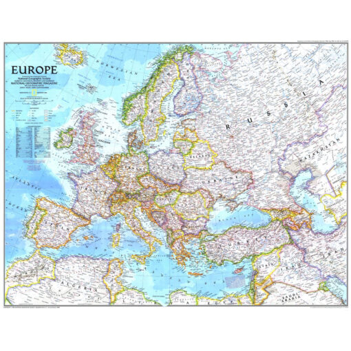 Europe - Published 1992 by National Geographic