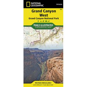 National Geographic - Grand Canyon West - Trails Illustrated Folding Travel Map