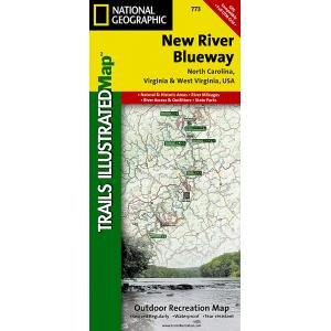 National Geographic - New River Blueway - Trails Illustrated Folding Travel Map