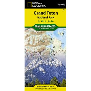National Geographic - Grand Teton National Park - Trails Illustrated Folding Travel Map