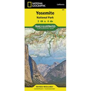 National Geographic - Yosemite National Park - Trails Illustrated Folding Travel Map
