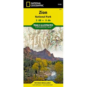 National Geographic - Zion National Park - Trails Illustrated Folding Travel Map