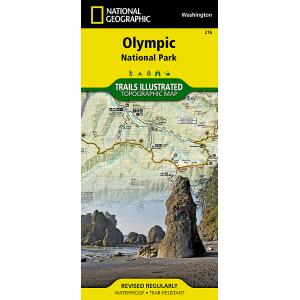 National Geographic - Olympic National Park - Trails Illustrated Folding Travel Map