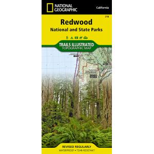 National Geographic - Redwood National Park - Trails Illustrated Folding Travel Map