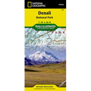 Naitonal Geographic - Denali National Park - Trails Illustrated Folding Travel Map