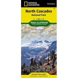 National Geographic - North Cascades National Park - Trails Illustrated Folding Travel Map