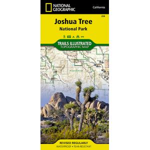 National Geographic - Joshua Tree National Park - Trails Illustrated Folding Travel Map
