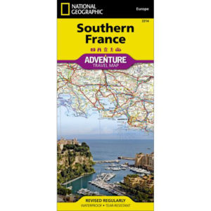 National Geographic - Southern France - Adventure Folding Travel Map