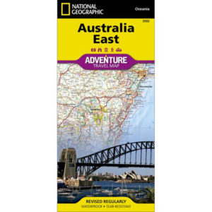 National Geographic - Australia East - Adventure Folding Travel Map
