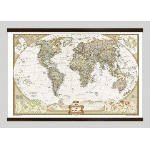World Executive Wall Map by National Geographic - Image 4