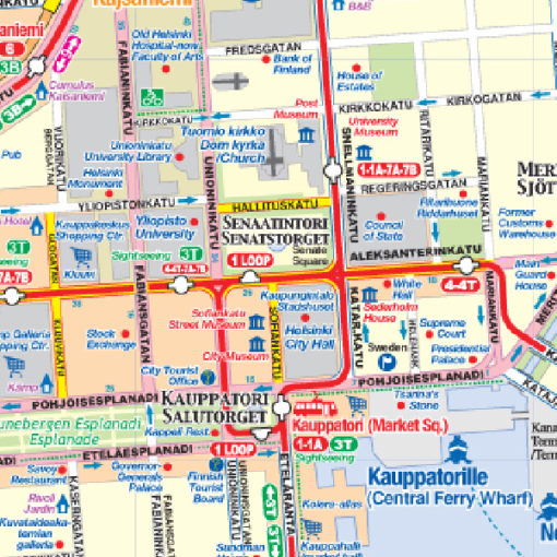 ITMB - Helsinki and Finland South - Folding Travel Map