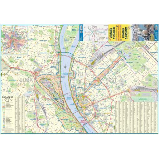 ITMB - Hungary and Budapest - Folding Travel Map - Image 2
