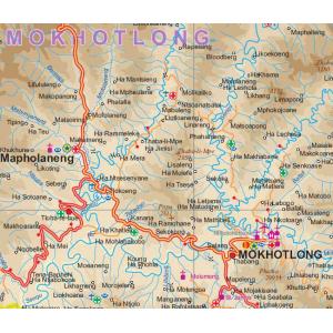 ITMB - Lesotho and Swaziland - Folding Travel Map