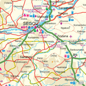 ITMB - Mali - Folding Travel Map