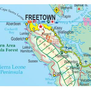 ITMB - Sierra Leone - Folding Travel Map