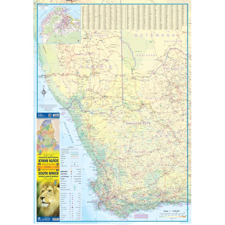 ITMB - South Africa - Folding Travel Map
