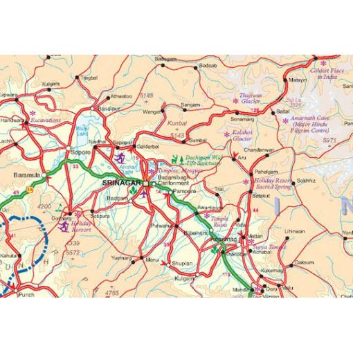ITMB - Everest & Himalaya - Folding Travel Map - Image 2