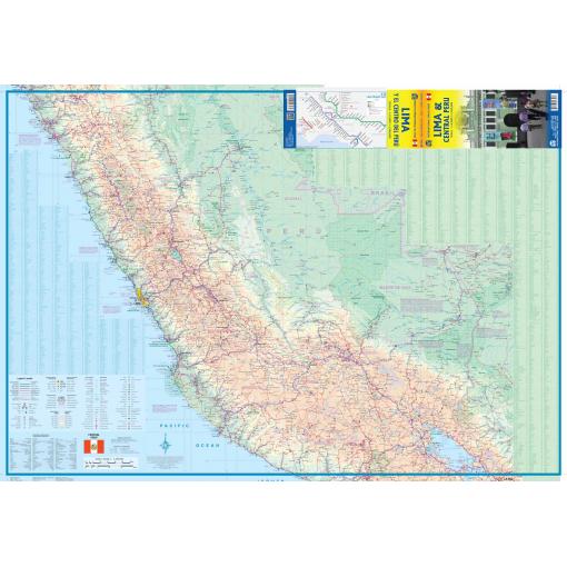 ITMB - Lima and Central Peru - Folding Travel Map