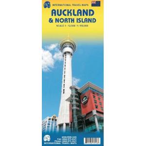 ITMB - Auckland and North Island, New Zealand - Folding Travel Map