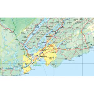 ITMB - New Brunswick, Canada - Folding Travel Map
