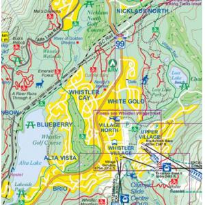 ITMB - Whistler and Sea to Sky Highway - Folding Travel Map