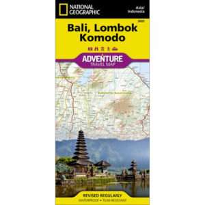 National Geographic - Bali, Lombok, and Komodo [Indonesia] - Adventure Folding Travel Map