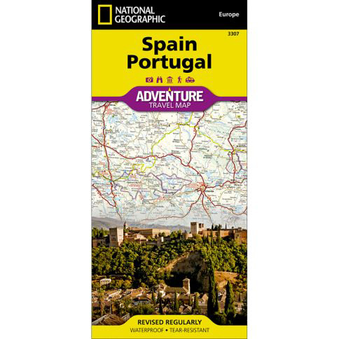 travel map spain portugal