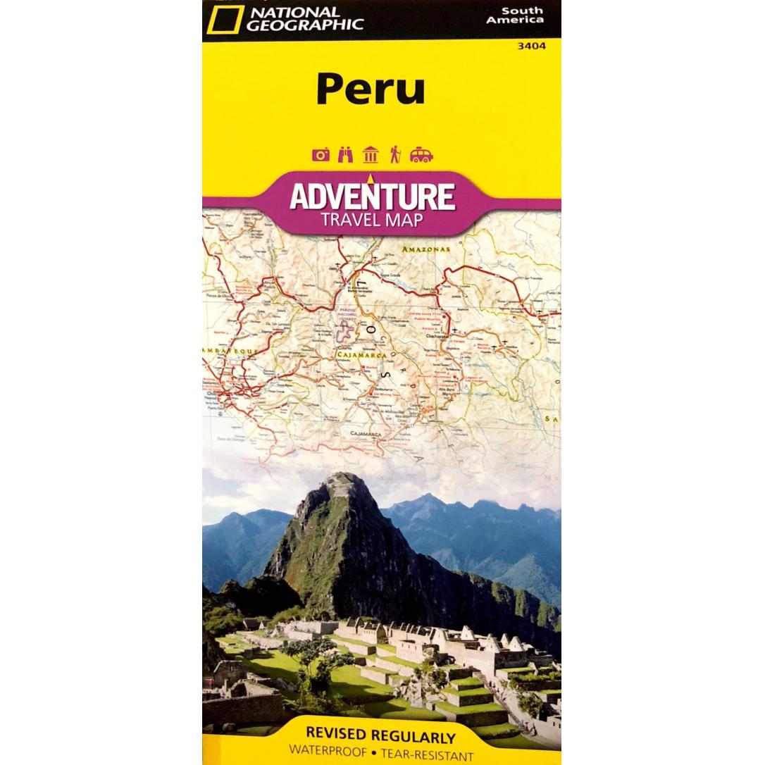 National Geographic - Peru - Adventure Folding Travel Map