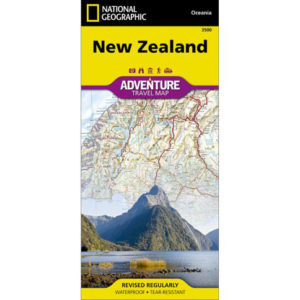 National Geographic - New Zealand - Adventure Folding Travel Map