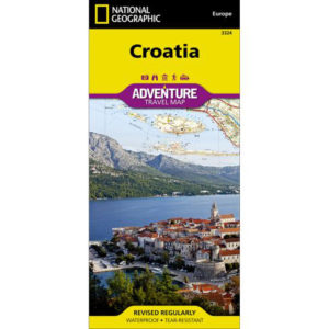 National Geographic - Croatia - Adventure Folding Travel Map