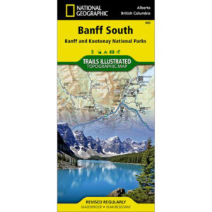National Geographic - Banff South [Banff and Kootenay National Parks] - Trails Illustrated Folding Travel Map